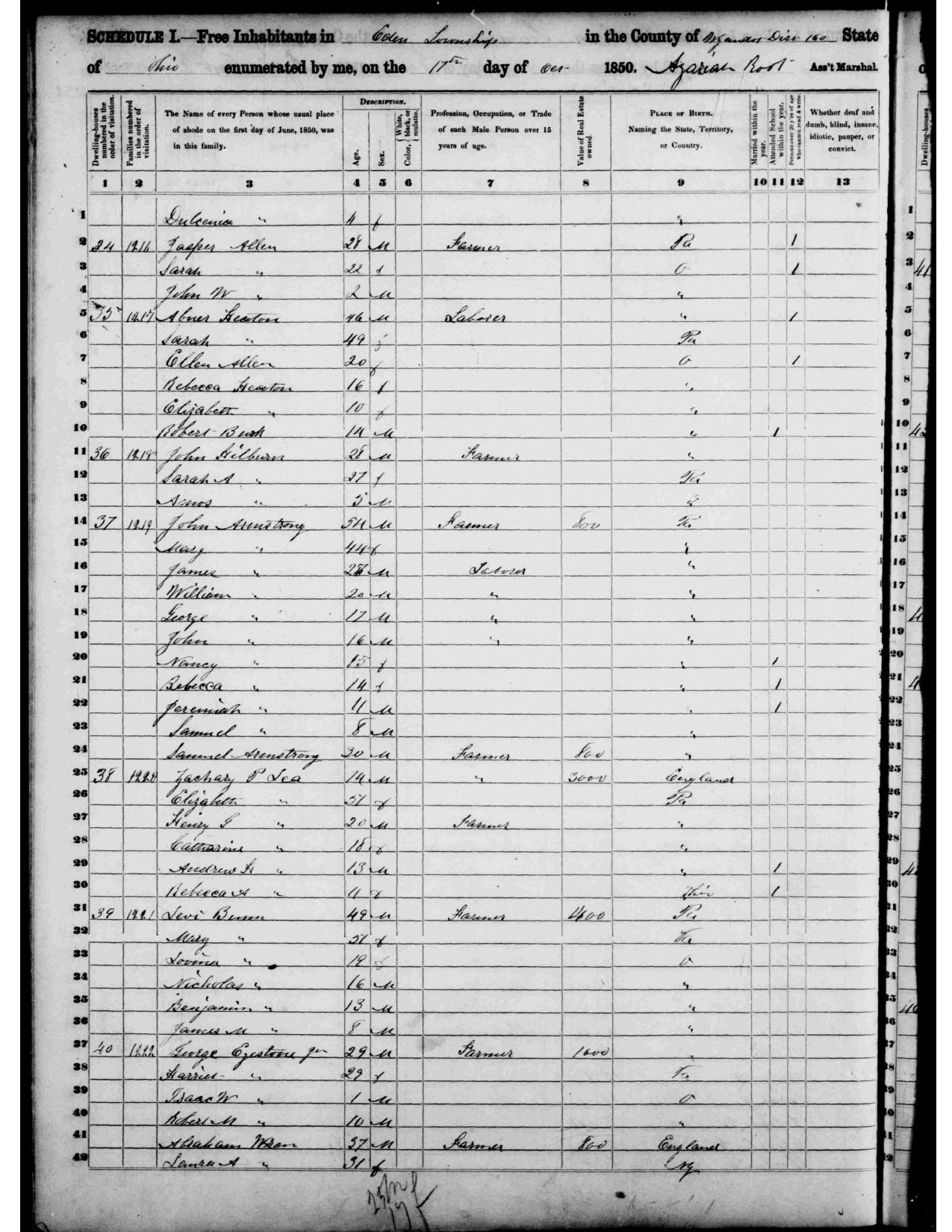 First page preview of 1850-census-page-for-john-armstrong-household-original-with-citation.pdf