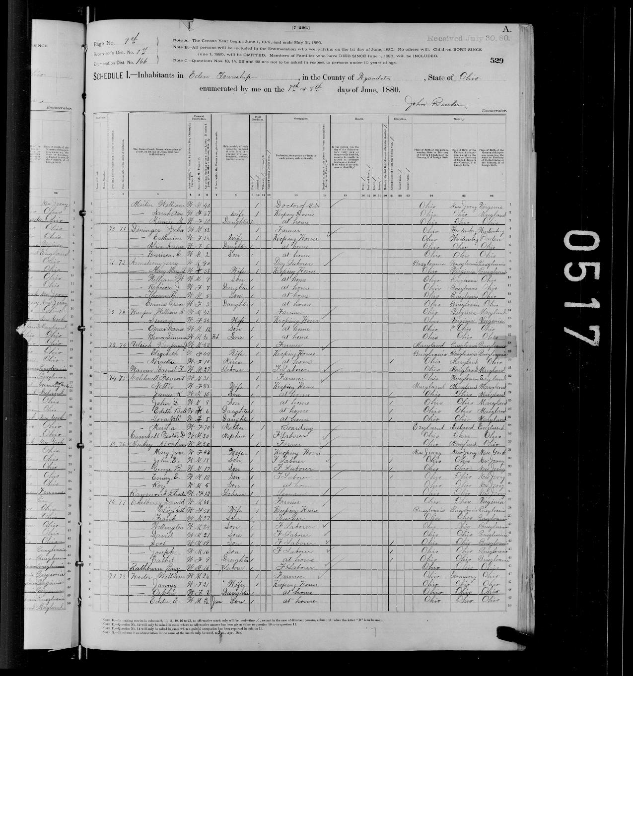 First page preview of 1880-census-armstrong-household-1880.pdf