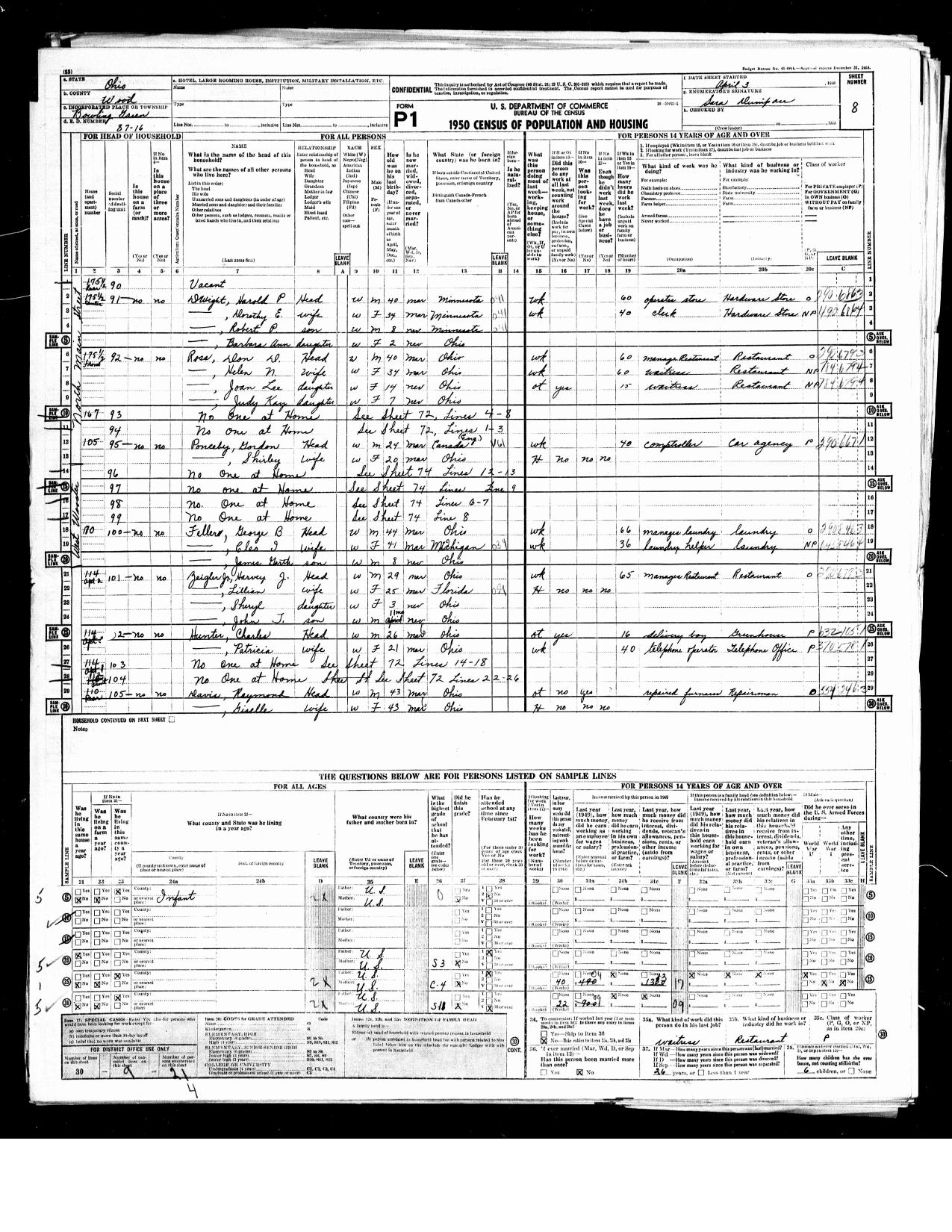 First page preview of 1950-census-ponceby-household-1950-original-with-citation.pdf
