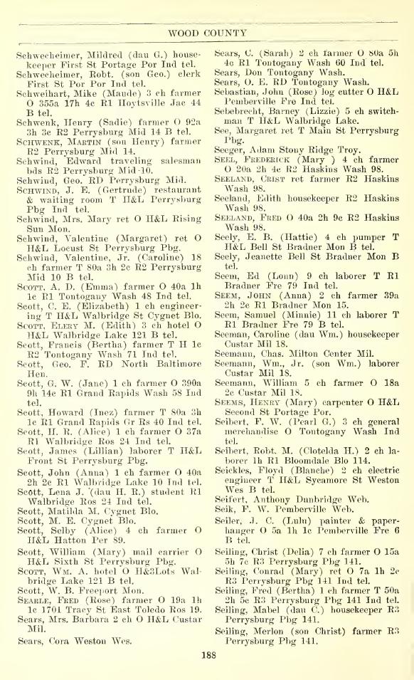 First page preview of farm-journal-rural-directory-page-samuel-seem-minnie-darrow-1916.pdf